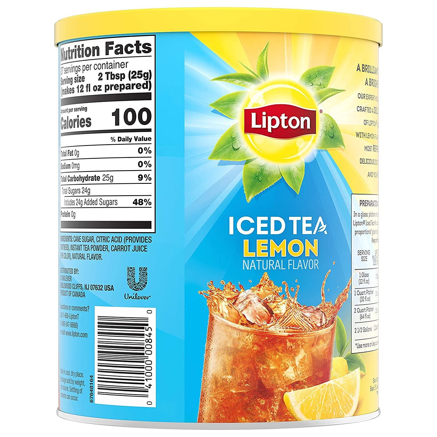 Buy Lipton Iced Tea Lemon Flavor Imported Online at Best Price